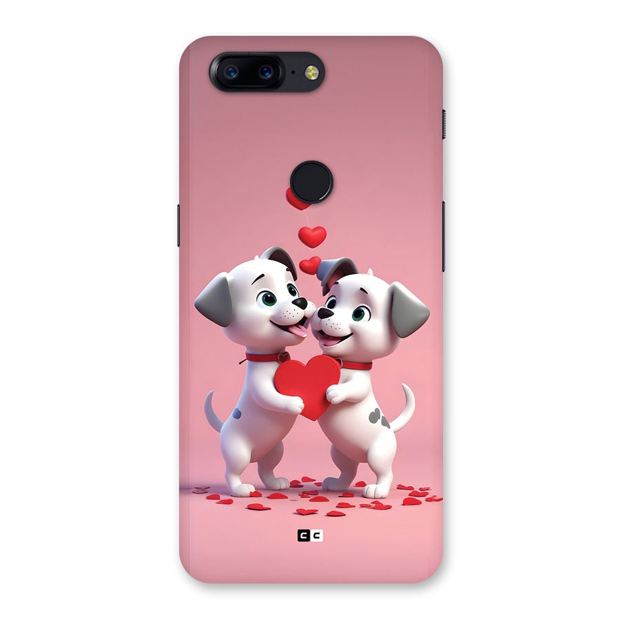 Two Puppies Together Back Case for OnePlus 5T