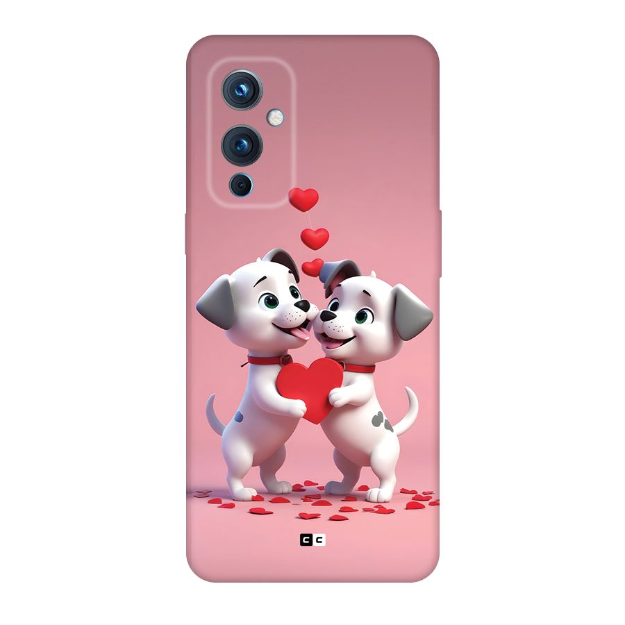 Two Puppies Together Back Case for OnePlus 9