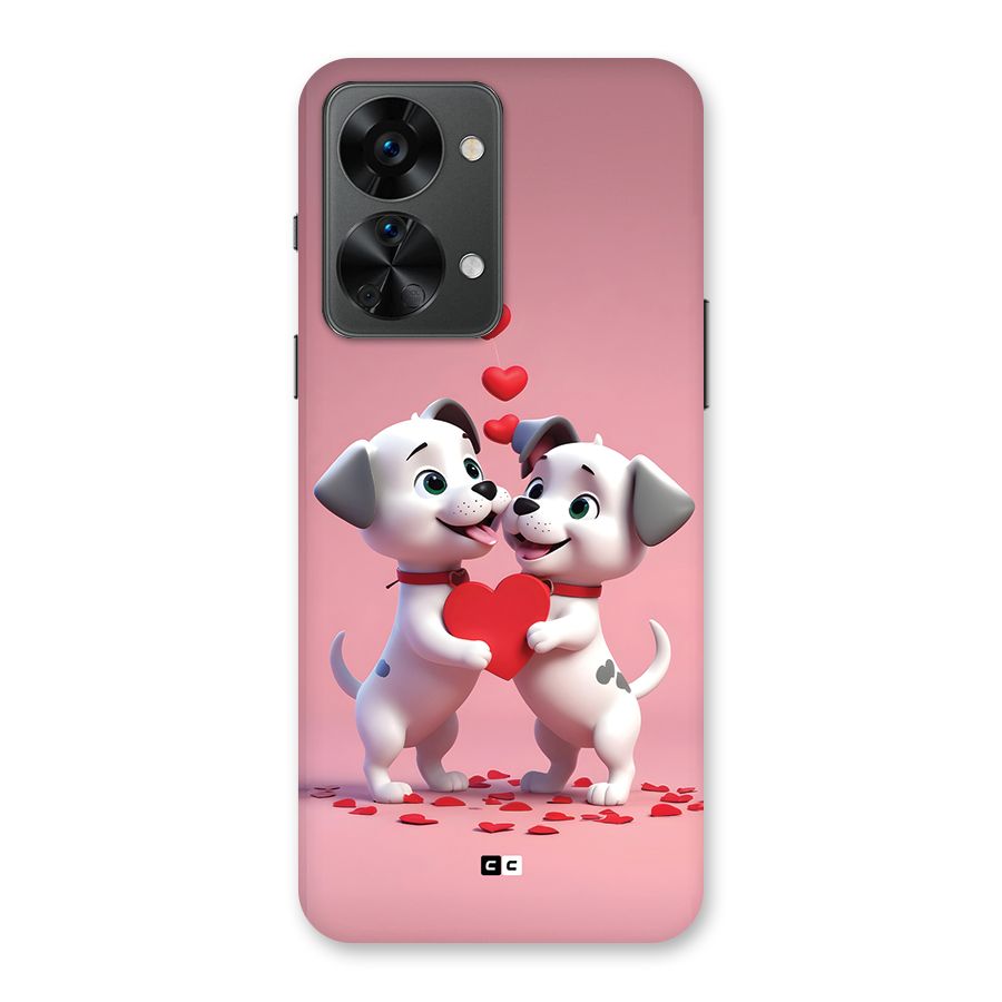 Two Puppies Together Back Case for OnePlus Nord 2T