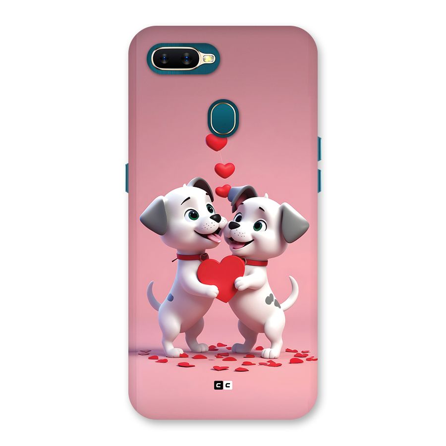 Two Puppies Together Back Case for Oppo A12s