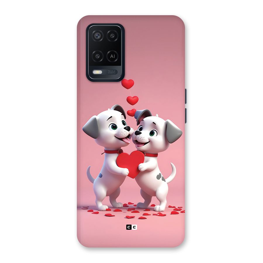 Two Puppies Together Back Case for Oppo A54