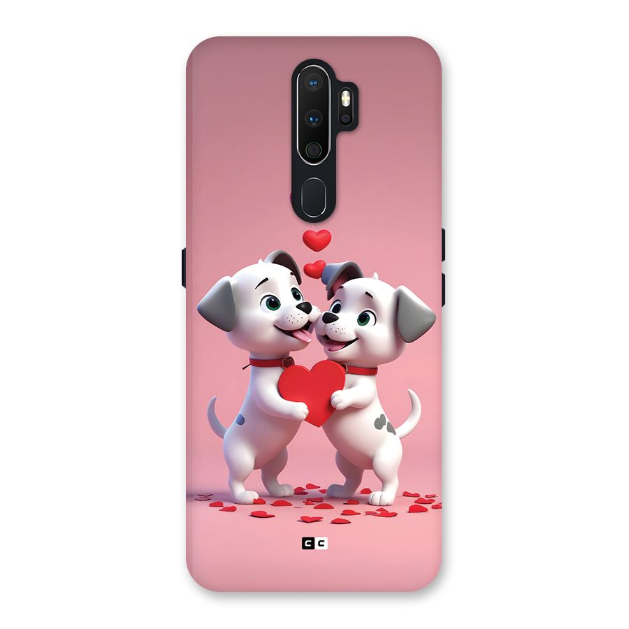 Two Puppies Together Back Case for Oppo A5 (2020)