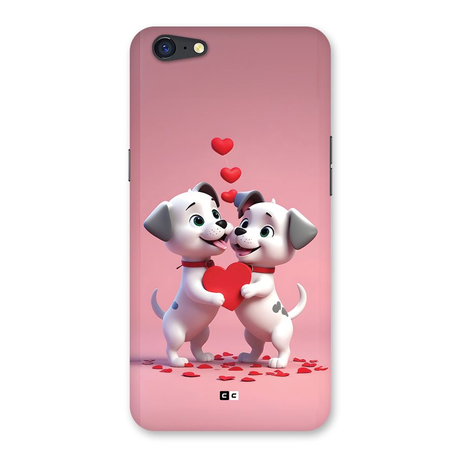 Two Puppies Together Back Case for Oppo A71