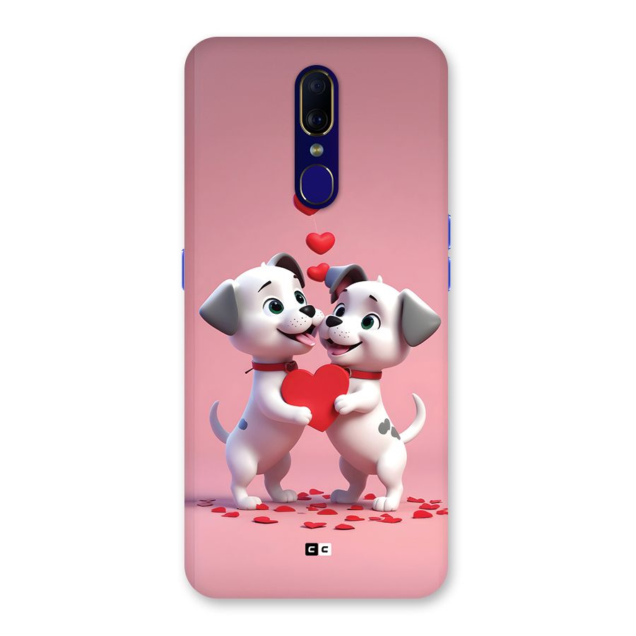 Two Puppies Together Back Case for Oppo A9