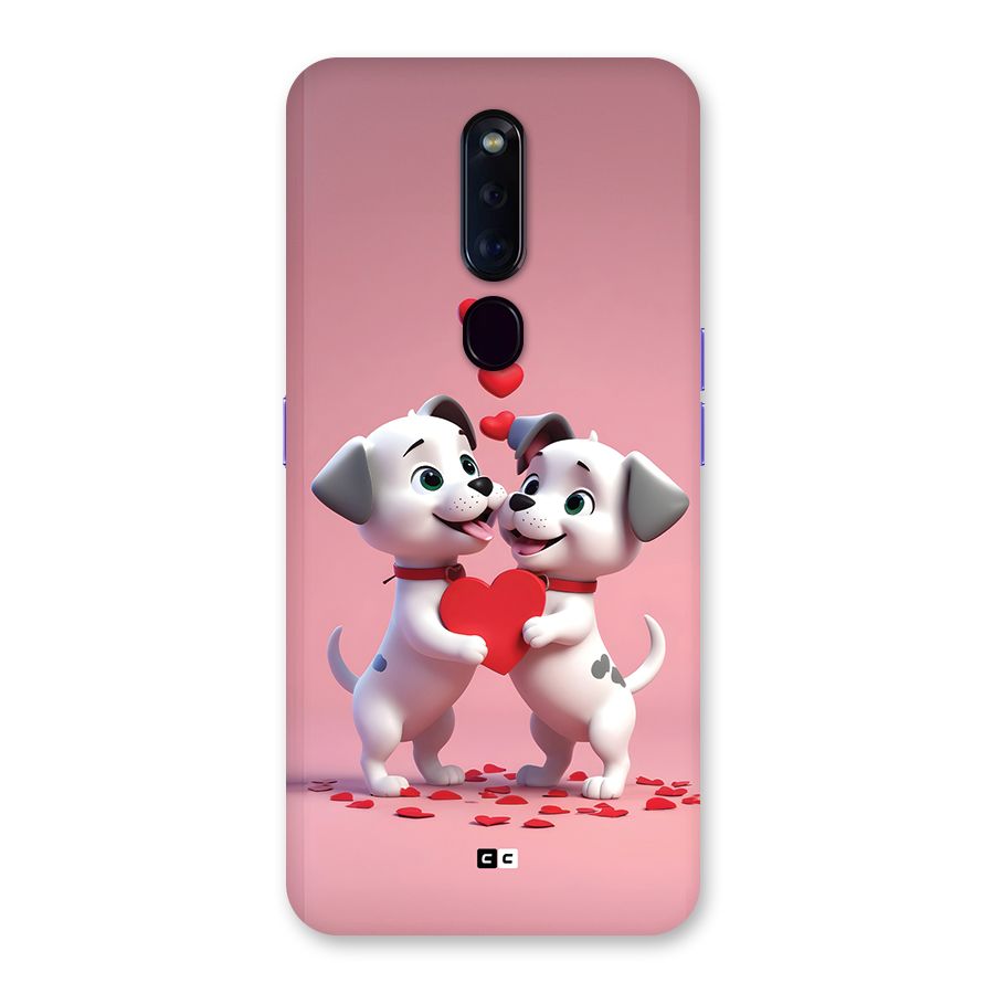 Two Puppies Together Back Case for Oppo F11 Pro