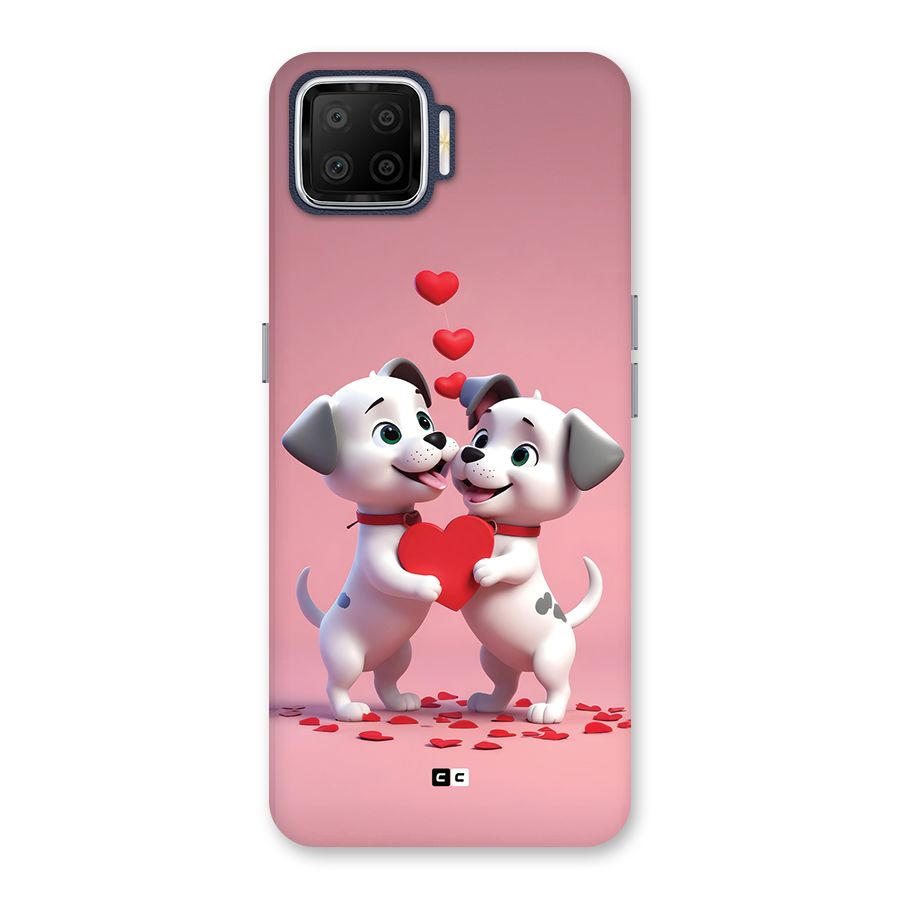 Two Puppies Together Back Case for Oppo F17