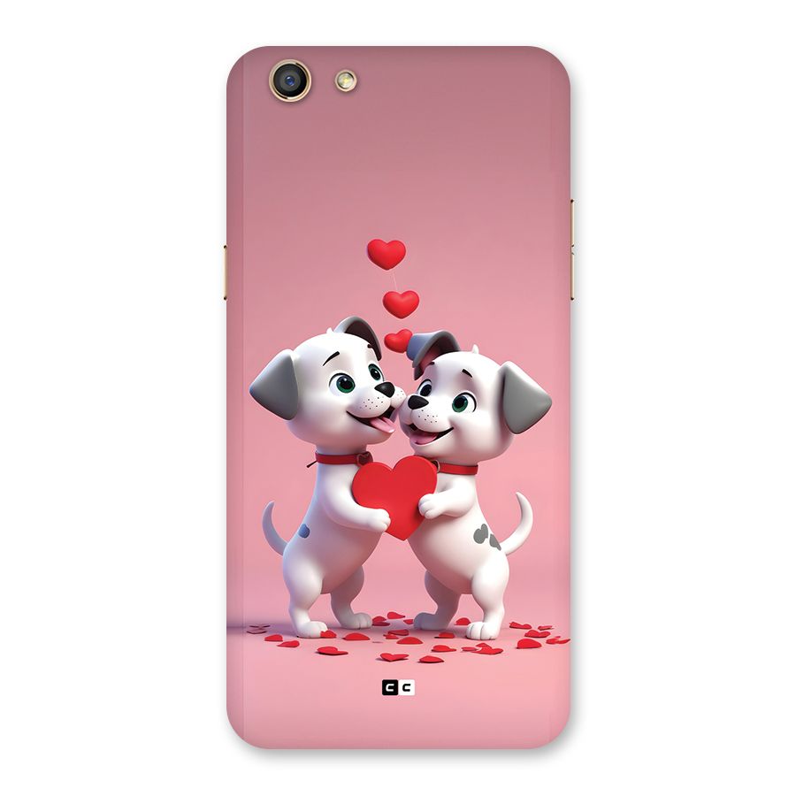 Two Puppies Together Back Case for Oppo F3