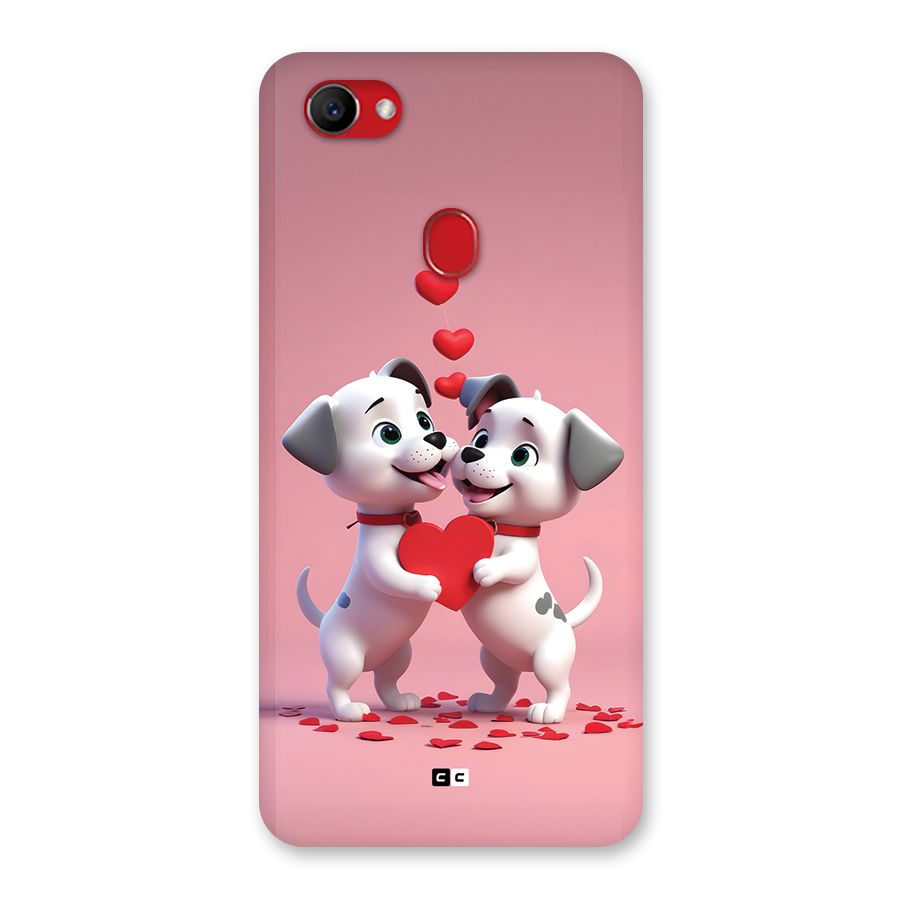 Two Puppies Together Back Case for Oppo F7