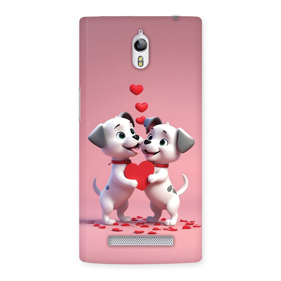 Two Puppies Together Back Case for Oppo Find 7
