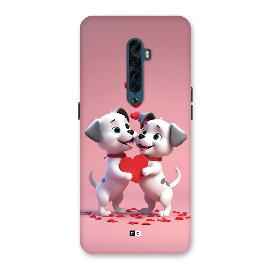 Two Puppies Together Back Case for Oppo Reno2