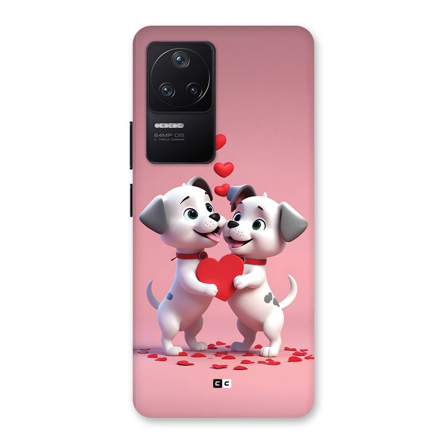 Two Puppies Together Back Case for Poco F4 5G