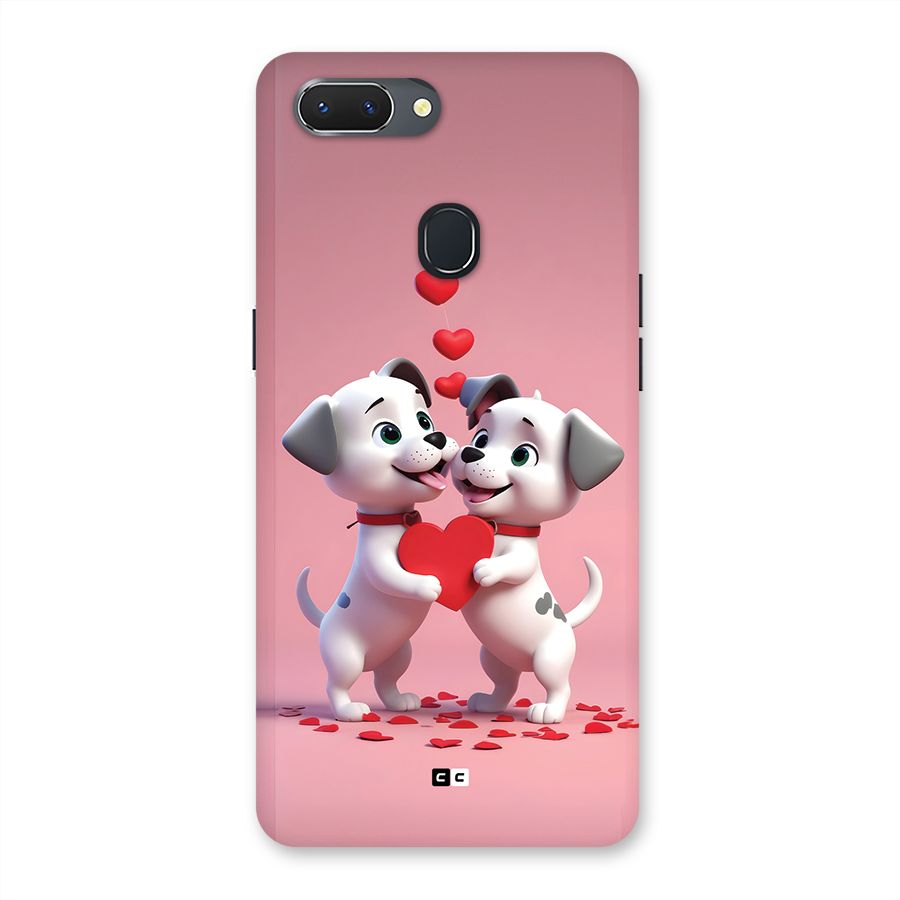 Two Puppies Together Back Case for Realme 2