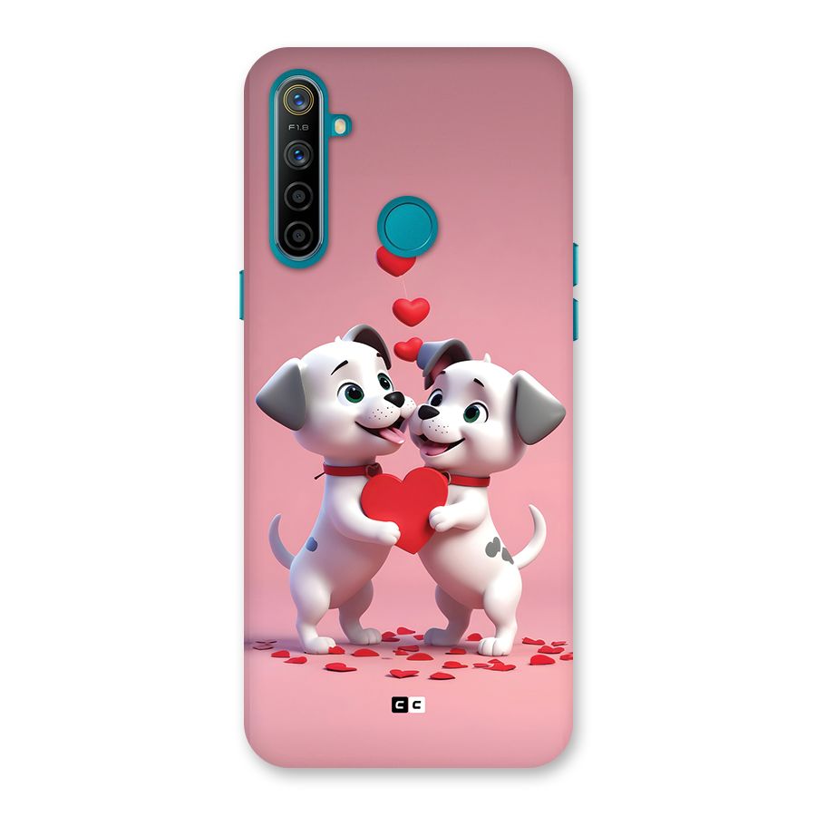 Two Puppies Together Back Case for Realme 5i