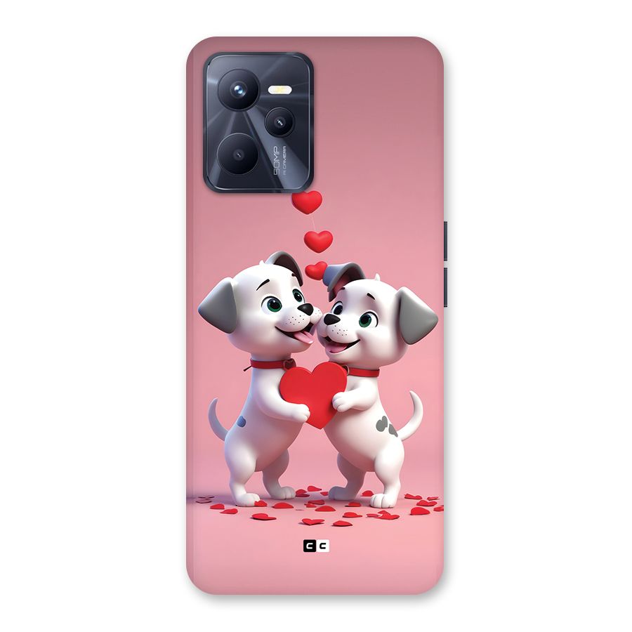 Two Puppies Together Back Case for Realme C35
