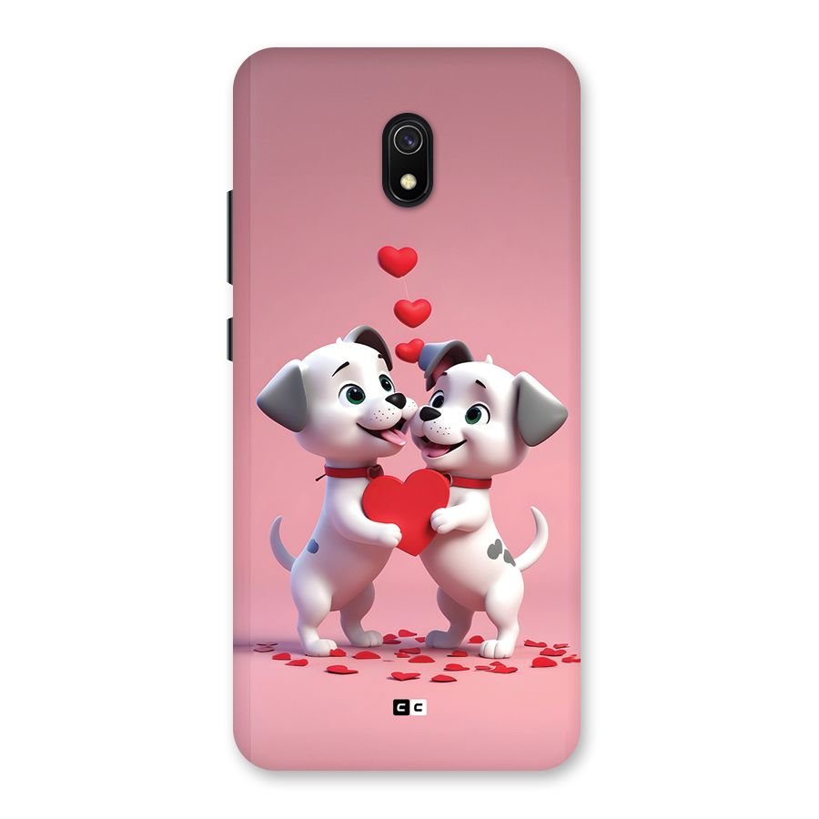 Two Puppies Together Back Case for Redmi 8A