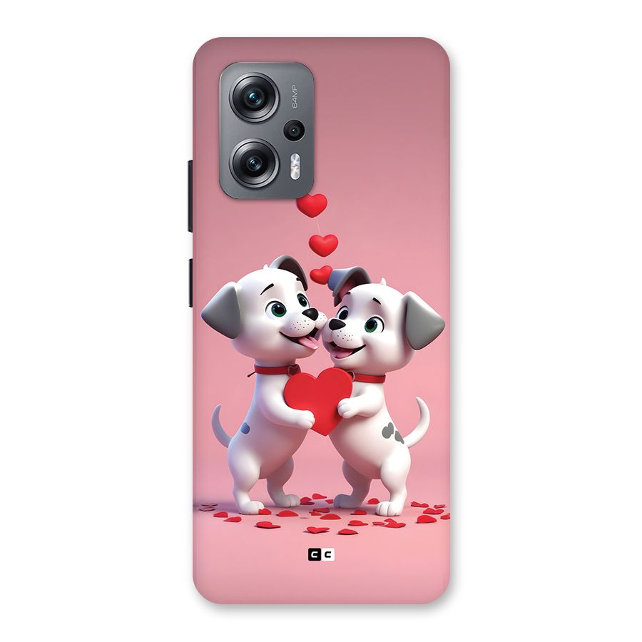 Two Puppies Together Back Case for Redmi K50i