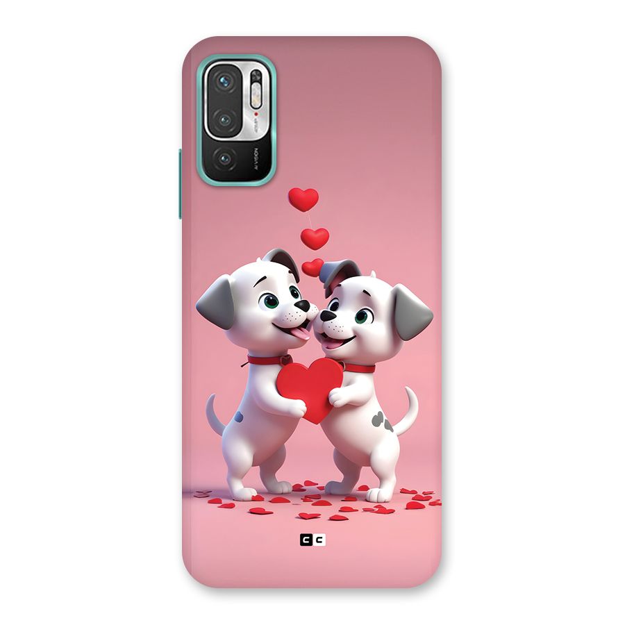 Two Puppies Together Back Case for Redmi Note 10T 5G