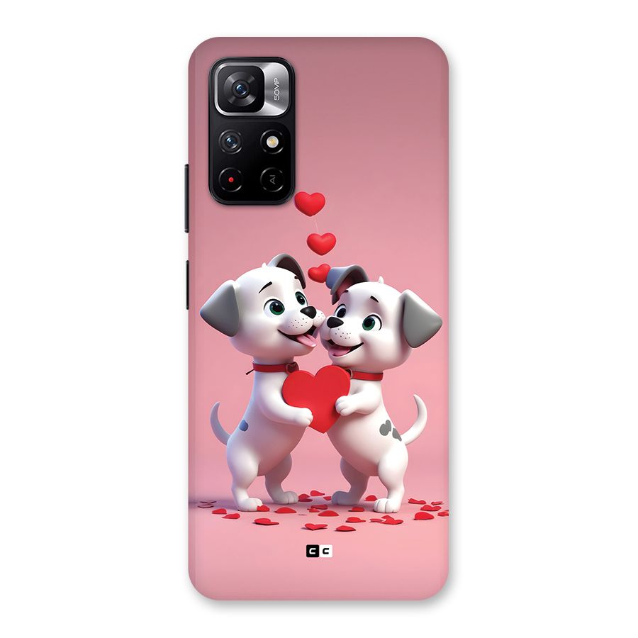 Two Puppies Together Back Case for Redmi Note 11T 5G
