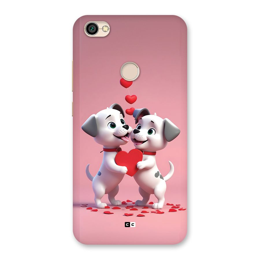Two Puppies Together Back Case for Redmi Y1 2017