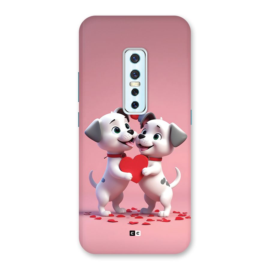 Two Puppies Together Back Case for Vivo V17 Pro