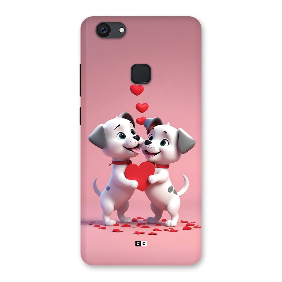 Two Puppies Together Back Case for Vivo V7 Plus