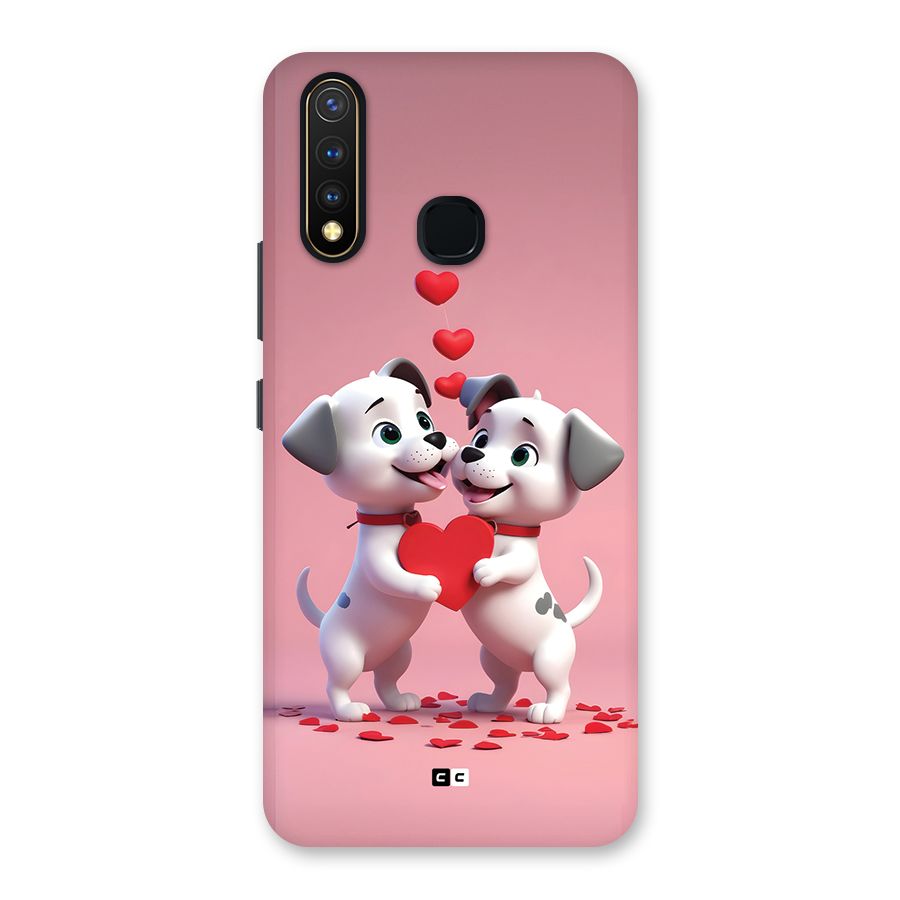 Two Puppies Together Back Case for Vivo Y19