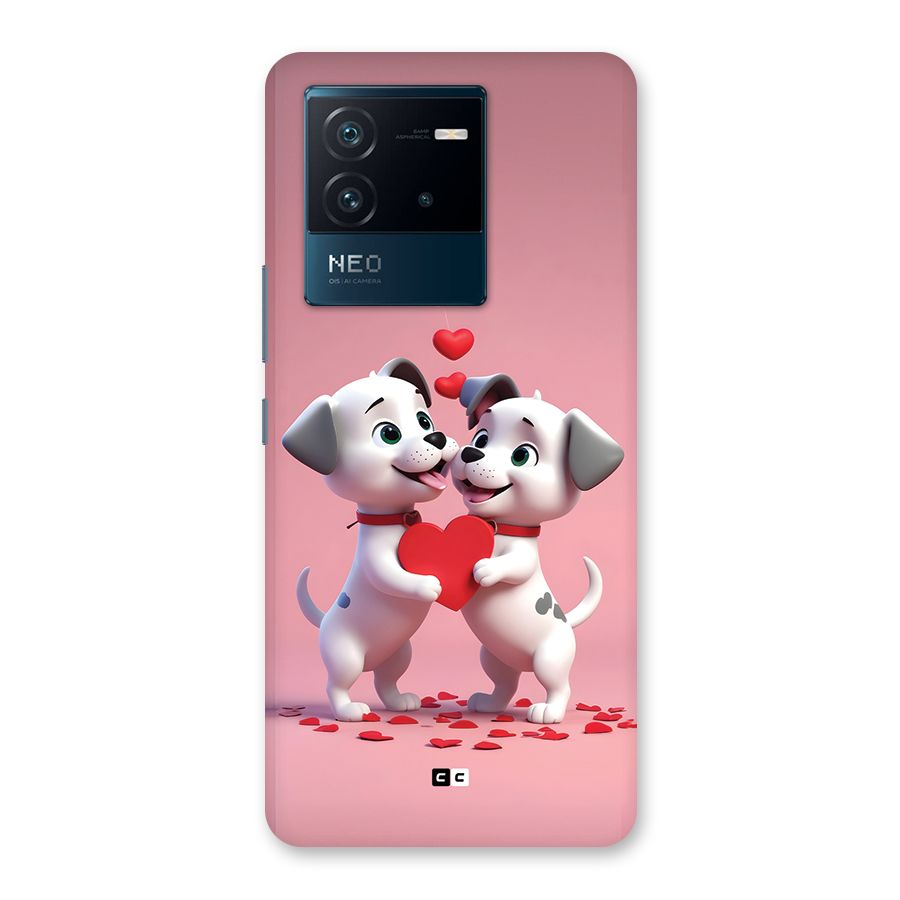 Two Puppies Together Back Case for Vivo iQOO Neo 6 5G