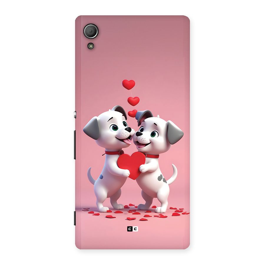 Two Puppies Together Back Case for Xperia Z3 Plus