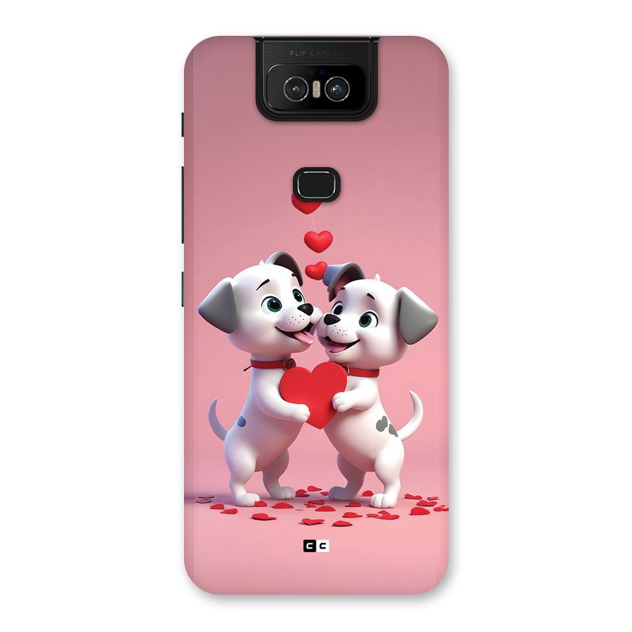 Two Puppies Together Back Case for Zenfone 6z