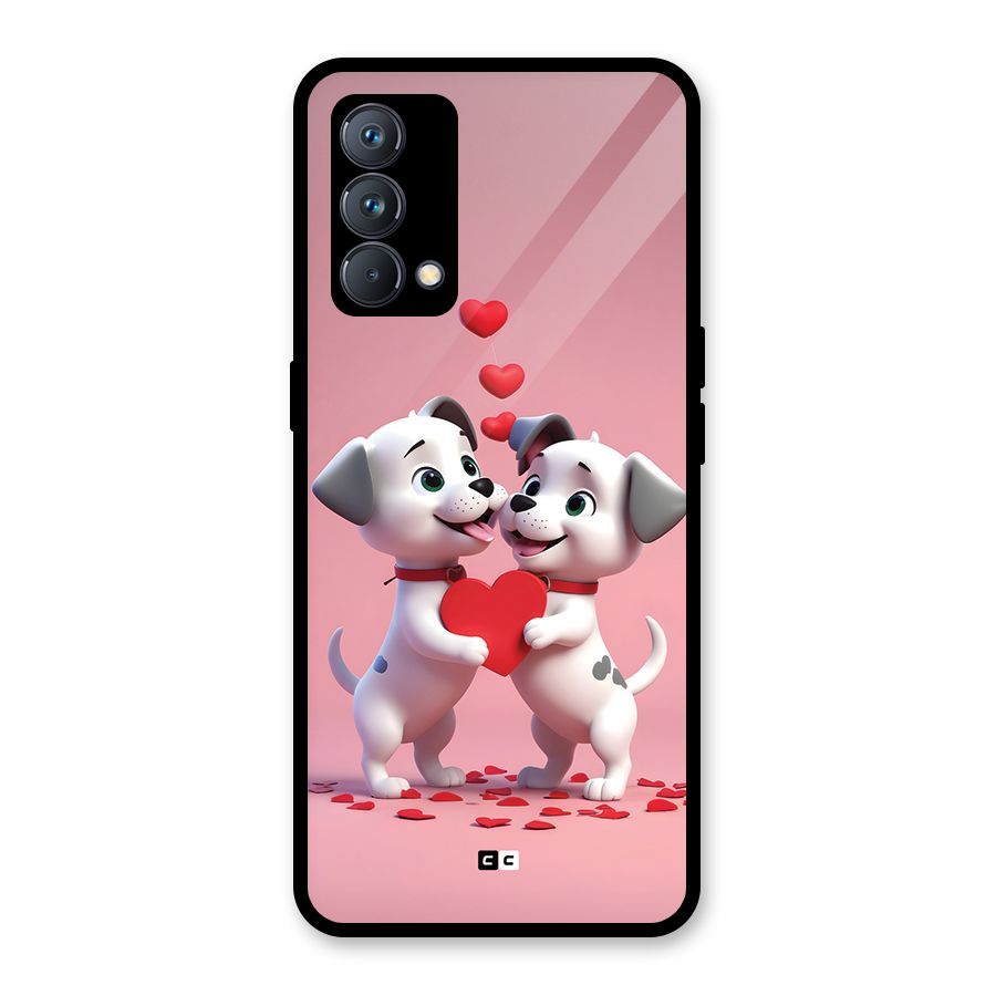 Two Puppies Together Glass Back Case for Realme GT Master Edition