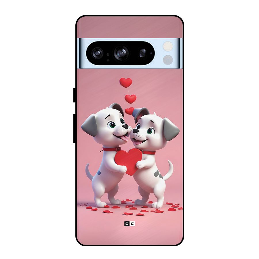 Two Puppies Together Metal Back Case for Google Pixel 8 Pro