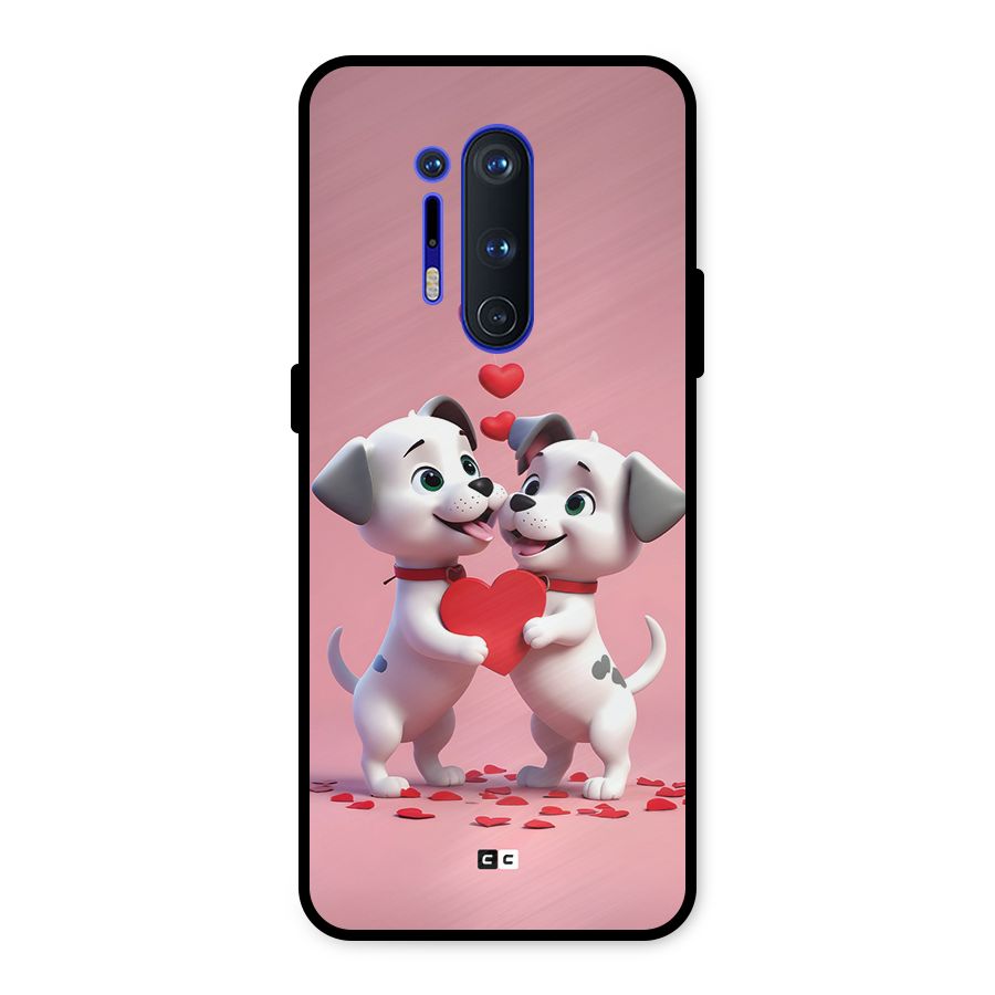 Two Puppies Together Metal Back Case for OnePlus 8 Pro