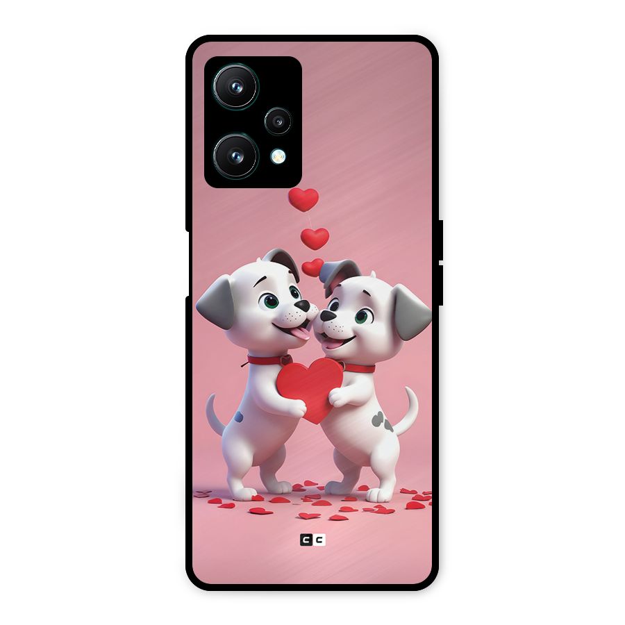 Two Puppies Together Metal Back Case for Realme 9 Pro 5G