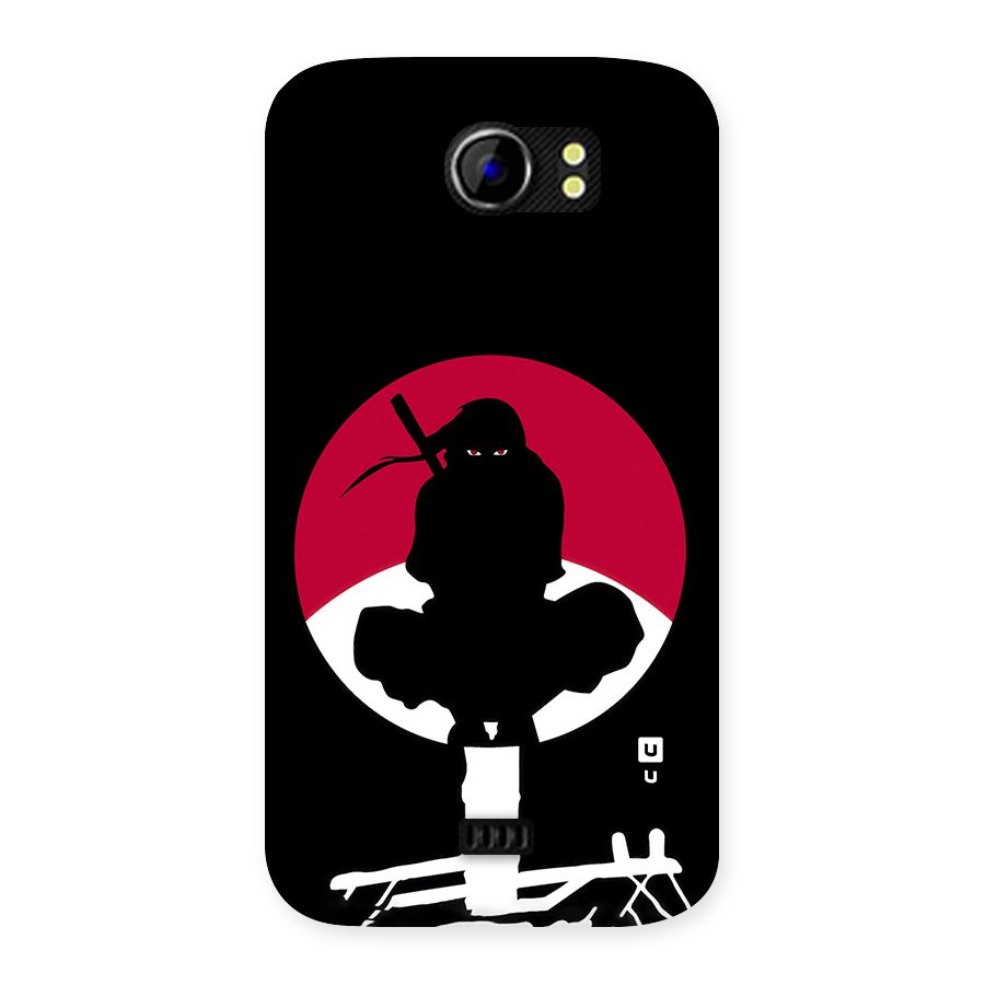 Uchiha Itachi Minimalist Back Case for Micromax Canvas 2 A110