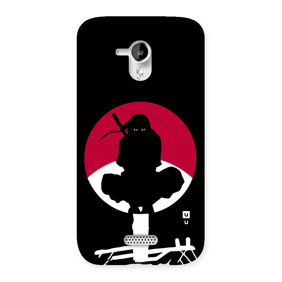 Uchiha Itachi Minimalist Back Case for Micromax Canvas HD A116