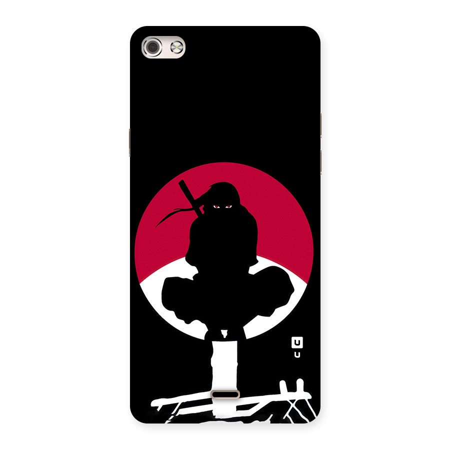 Uchiha Itachi Minimalist Back Case for Micromax Canvas Silver 5