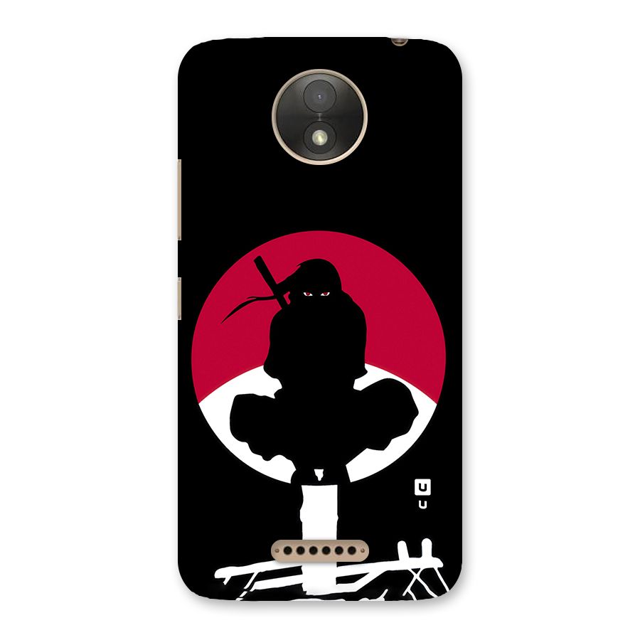 Uchiha Itachi Minimalist Back Case for Moto C Plus