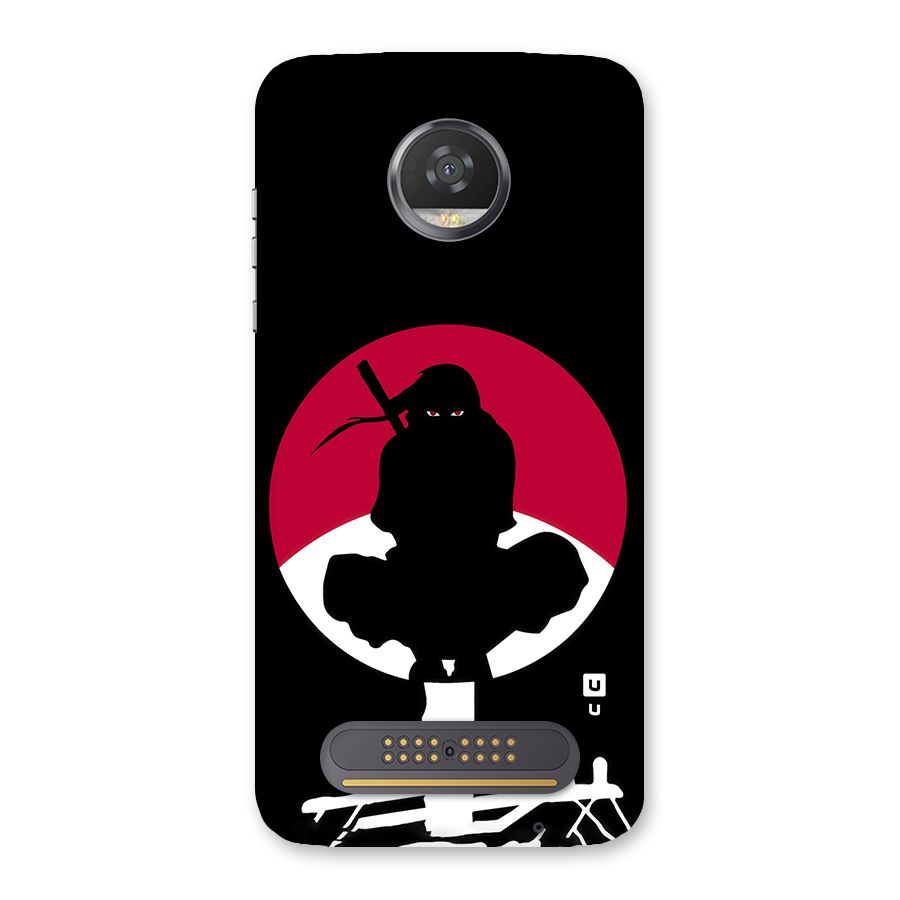 Uchiha Itachi Minimalist Back Case for Moto Z2 Play