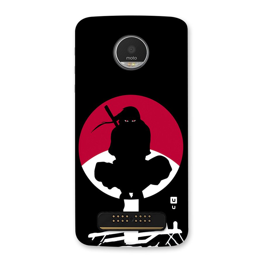 Uchiha Itachi Minimalist Back Case for Moto Z Play