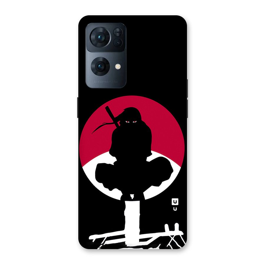 Uchiha Itachi Minimalist Back Case for Oppo Reno7 Pro 5G