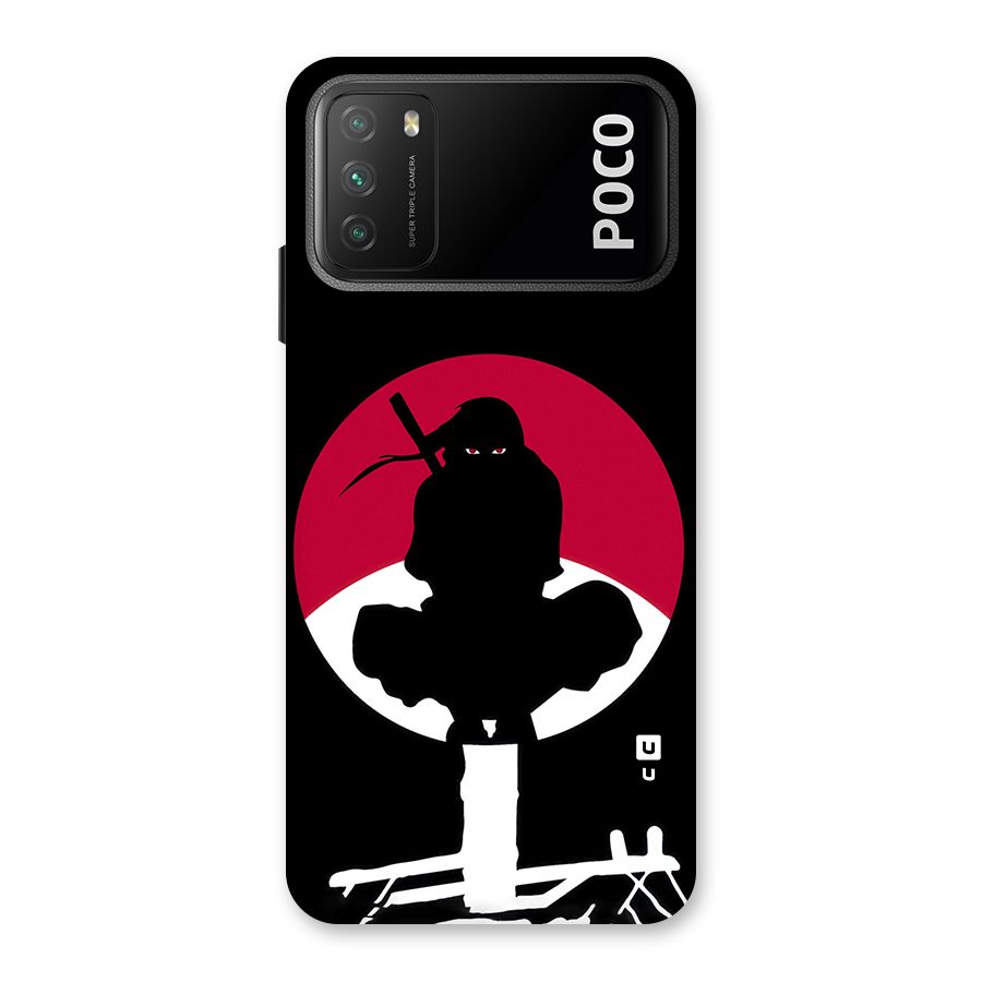 Uchiha Itachi Minimalist Back Case for Poco M3