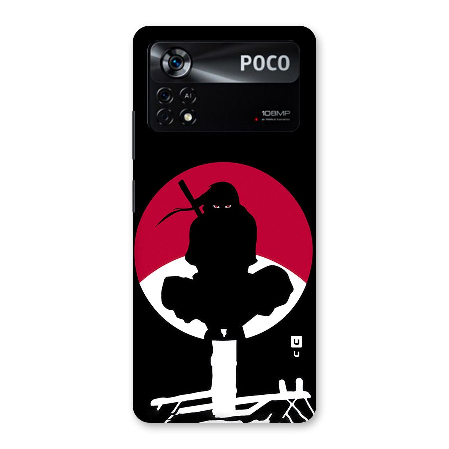 Uchiha Itachi Minimalist Back Case for Poco X4 Pro 5G
