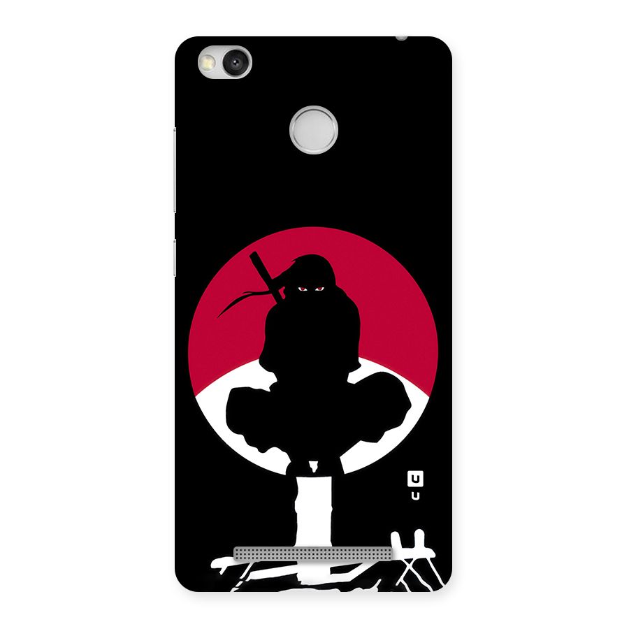 Uchiha Itachi Minimalist Back Case for Redmi 3S Prime