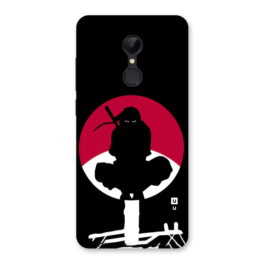 Uchiha Itachi Minimalist Back Case for Redmi 5