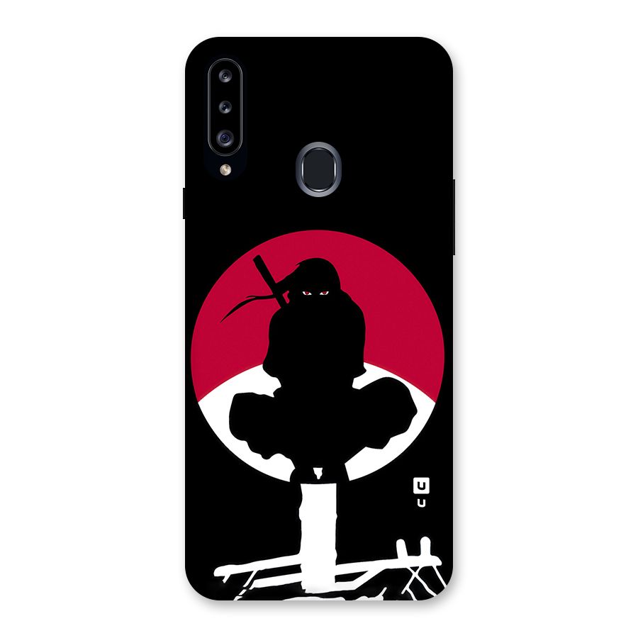 Uchiha Itachi Minimalist Back Case for Samsung Galaxy A20s