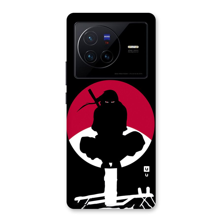 Uchiha Itachi Minimalist Back Case for Vivo X80