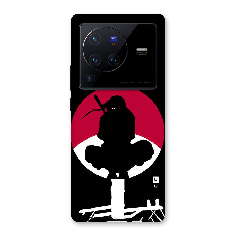 Uchiha Itachi Minimalist Back Case for Vivo X80 Pro