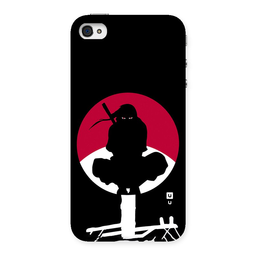 Uchiha Itachi Minimalist Back Case for iPhone 4 4s