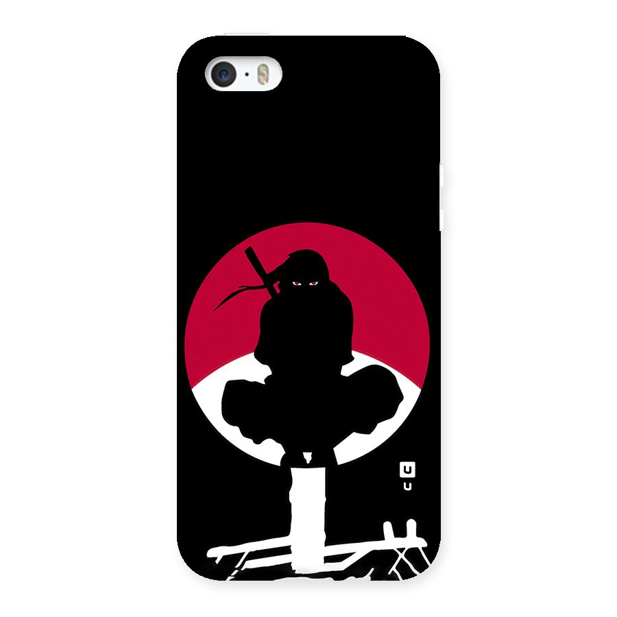 Uchiha Itachi Minimalist Back Case for iPhone SE