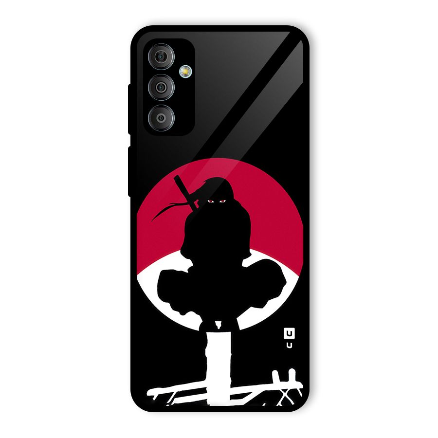 Uchiha Itachi Minimalist Glass Back Case for Galaxy F23